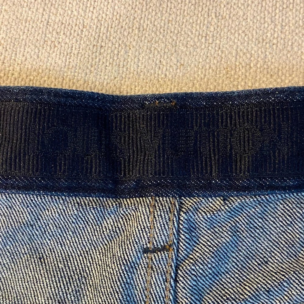 Vintage Louis Vuitton Dark Wash Denim Jeans Marc Jacobs Era Designer Archive, 36 - Picture 9 of 13